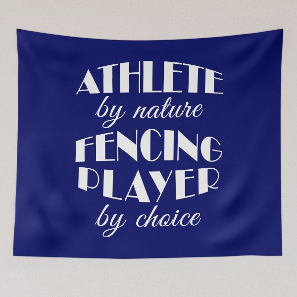 Item preview, Fencing Player Awesome Gift - Athlete by Nature - Cool Birthday Present designed and sold by smily-tees.