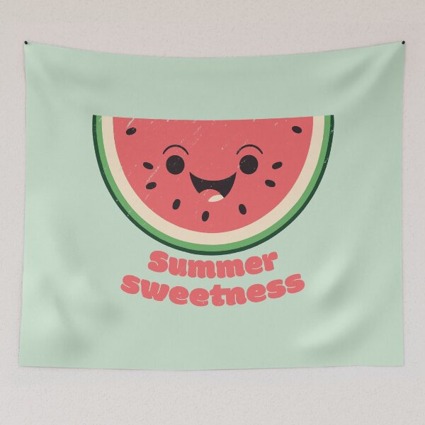 Item preview, Summer sweetness - Smiling Watermelon designed and sold by RoboRaphael.
