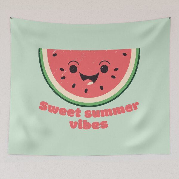 Item preview, Sweet summer vibes - Smiling Watermelon designed and sold by RoboRaphael.