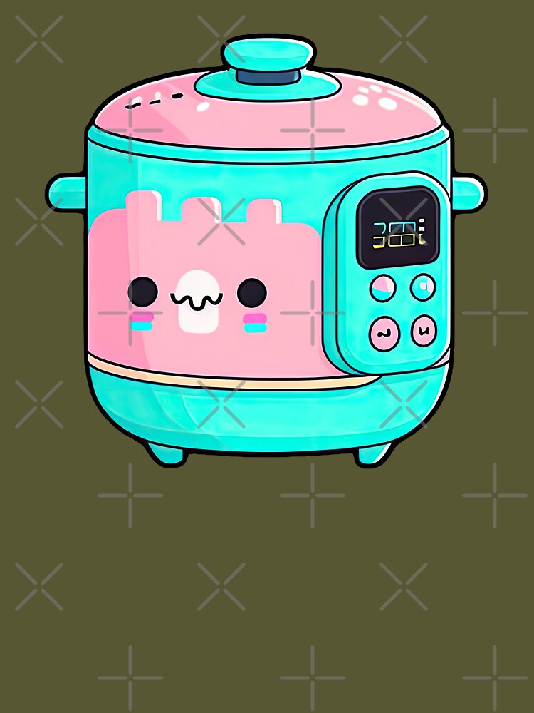 Cute Funny Rice Cooker Must Have Kitchen Appliance Poster for Sale by  ultra-cute