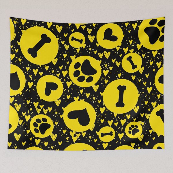 Item preview, Dog Puppy Paws & Bones - Dog Lovers Pattern designed and sold by Special-Effect.