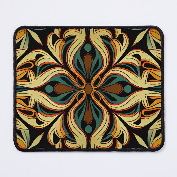 Item preview, Simple Semi Abstract Latin Pattern Digital Painting designed and sold by CodeAndColors.