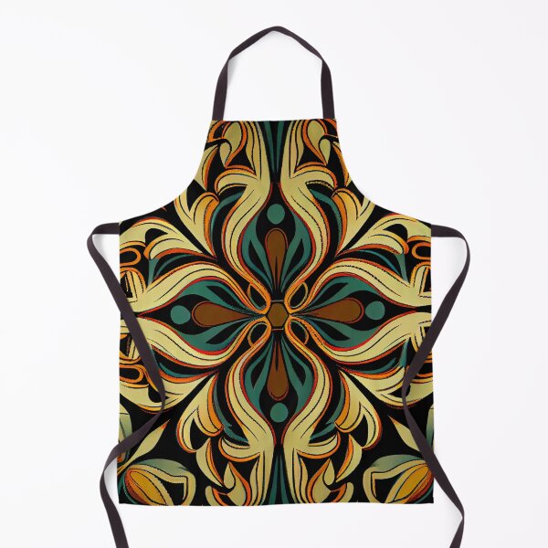Item preview, Simple Semi Abstract Latin Pattern Digital Painting designed and sold by CodeAndColors.