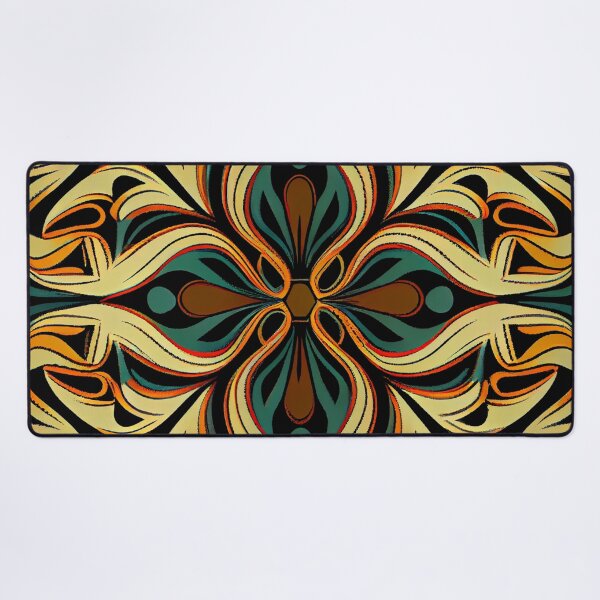 Item preview, Simple Semi Abstract Latin Pattern Digital Painting designed and sold by CodeAndColors.