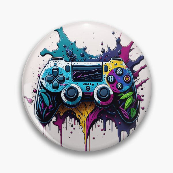 Item preview, Splash art game controller 2 designed and sold by Grimspencilart.