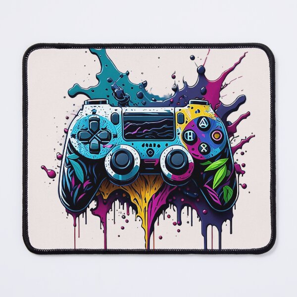 Item preview, Controlador de juego Splash Art 2 designed and sold by Grimspencilart.