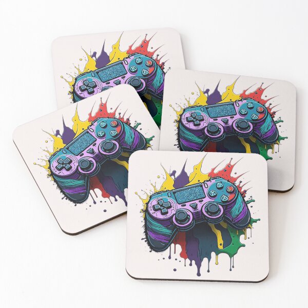 Artikelvorschau, Splash-Art-Gamecontroller 4 entworfen und verkauft von Grimspencilart.