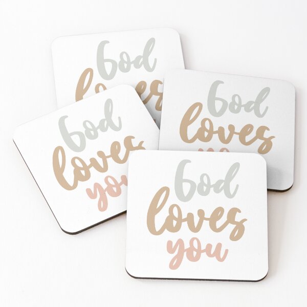 Item preview, God loves you. designed and sold by GMM Designs.