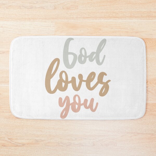 Item preview, God loves you. designed and sold by GMM Designs.