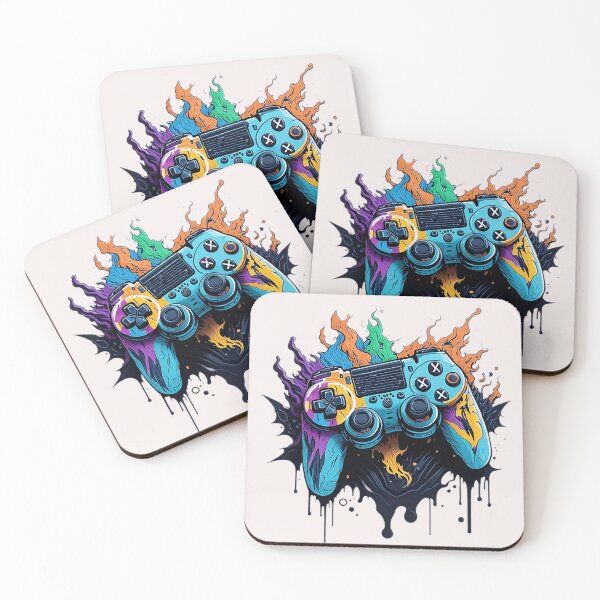 Artikelvorschau, Splash-Art-Gamecontroller 5 entworfen und verkauft von Grimspencilart.