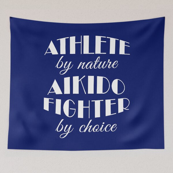 Item preview, Aikido Fighter Lover Birthday Atleta por naturaleza designed and sold by smily-tees.