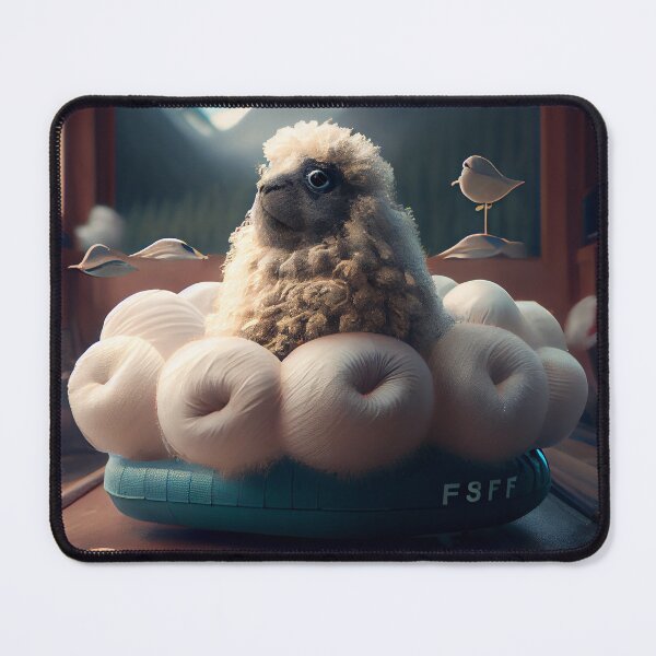 Item preview, Spur Raft and Fluff Digital Painting designed and sold by CodeAndColors.