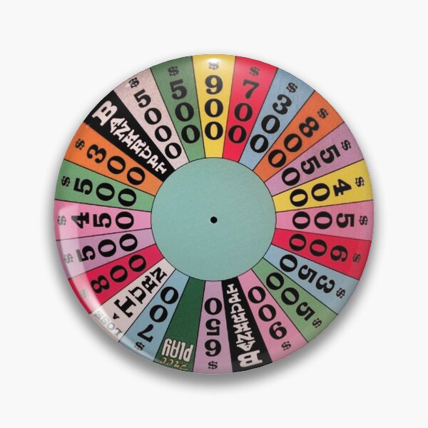 Item preview, Wheel of Fortune carnival wheel (game show) designed and sold by ColSmokie.