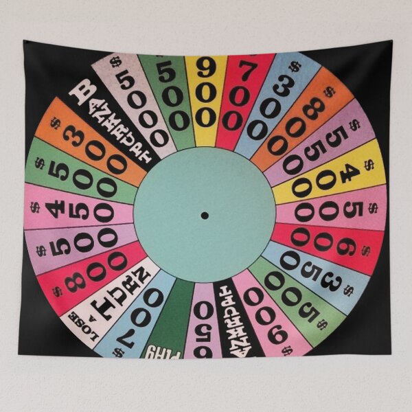 Item preview, Wheel of Fortune carnival wheel (game show) designed and sold by ColSmokie.