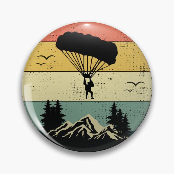 Item preview, Skydiving Skydive Skydiver Parachuting Vintage Retro designed and sold by TastefulTees.