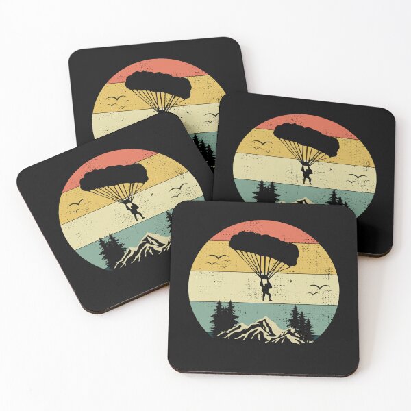 Item preview, Skydiving Skydive Skydiver Parachuting Vintage Retro designed and sold by TastefulTees.
