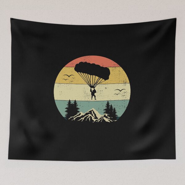 Item preview, Skydiving Skydive Skydiver Parachuting Vintage Retro designed and sold by TastefulTees.