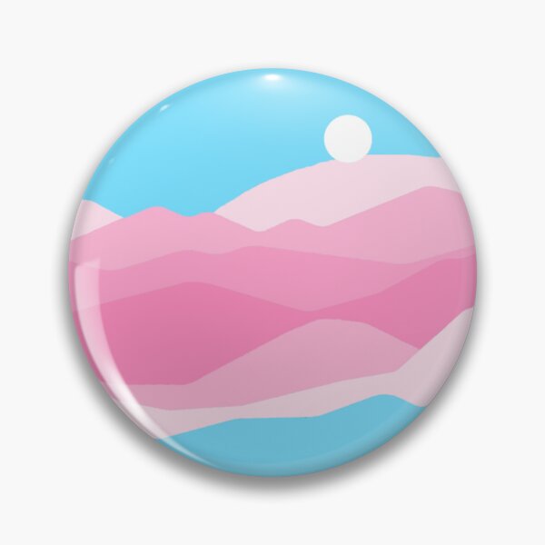 Item preview, Subtle Trans Fem Pride Flag Landscape designed and sold by everything4eva.