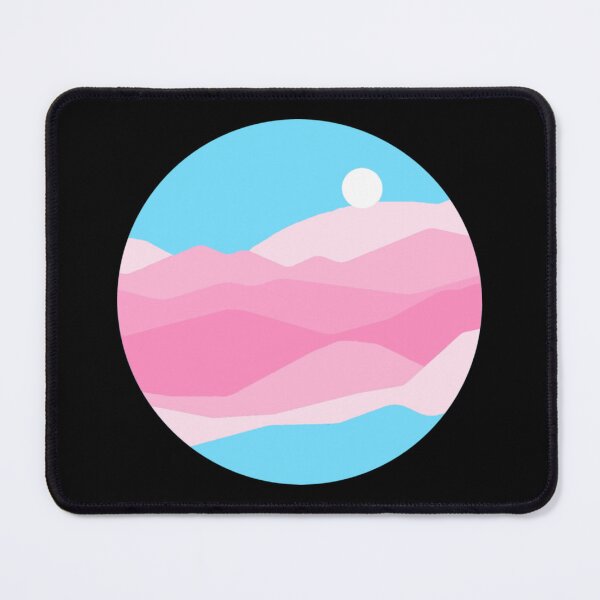 Item preview, Subtle Trans Fem Pride Flag Landscape designed and sold by everything4eva.