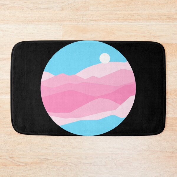 Item preview, Subtle Trans Fem Pride Flag Landscape designed and sold by everything4eva.