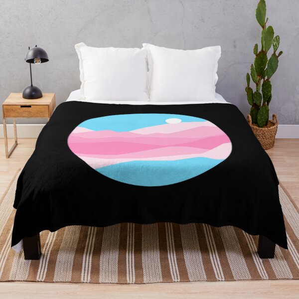 Item preview, Subtle Trans Fem Pride Flag Landscape designed and sold by everything4eva.