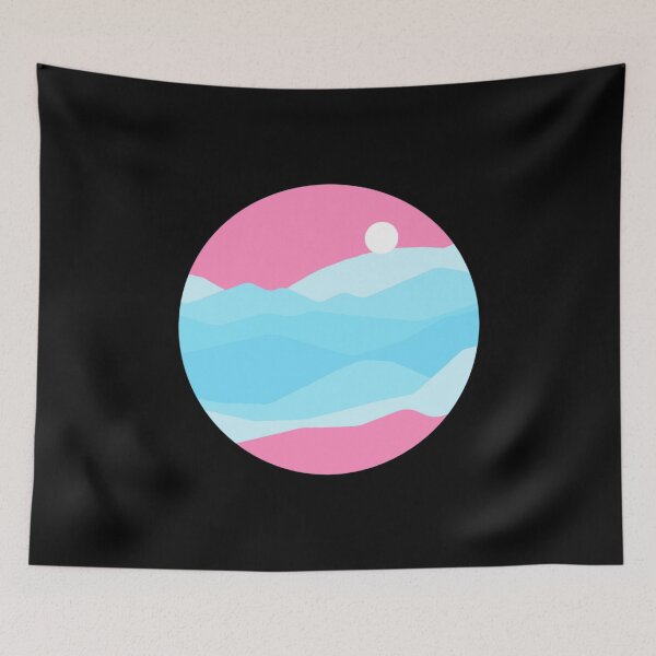 Item preview, Subtle Trans Masc Pride Flag Landscape designed and sold by everything4eva.