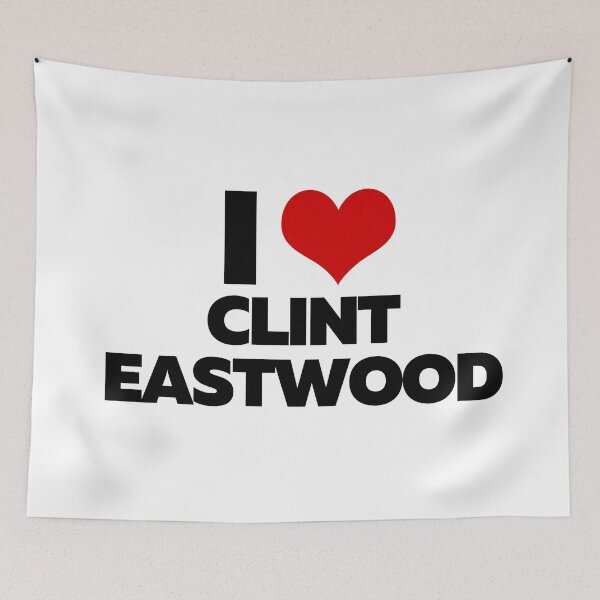 Item preview, I Love Clint Eastwood designed and sold by theartcreatore.