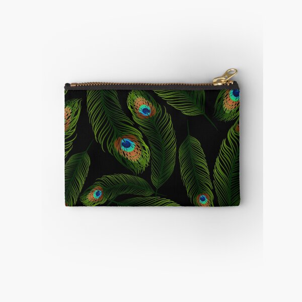 Item preview, Peacock Feathers Illustration Pattern designed and sold by Corinne Alexa Jackson.