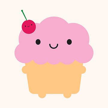 Artwork thumbnail, Kawaii Cupcake by marcelinesmith