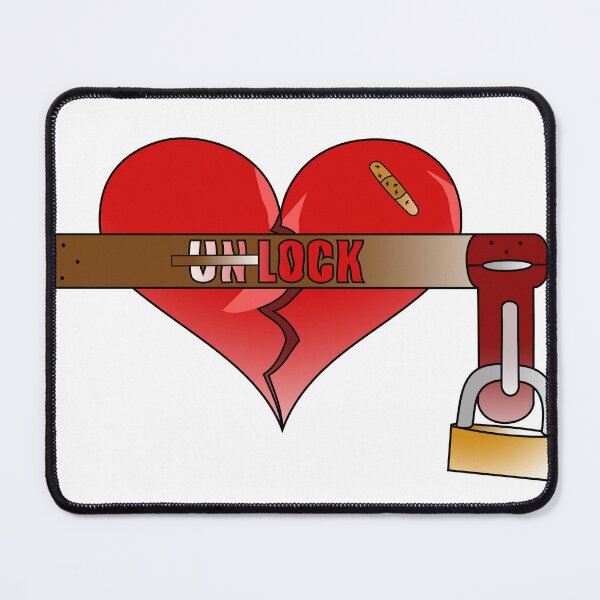 Item preview, The heart that is locked with a padlock designed and sold by GSAJD.