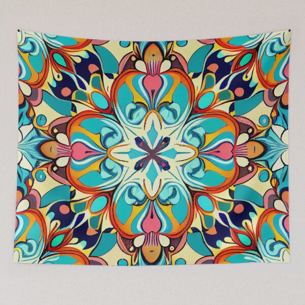 Aperçu de l'œuvre Colorful Transitional Pattern Digital Painting créée et vendue par CodeAndColors.