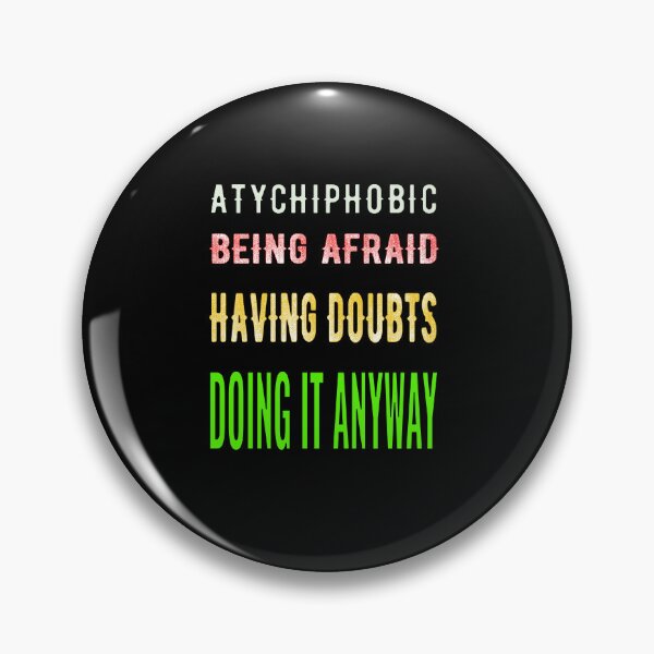 Item preview, Atychiphobia designed and sold by CottagePop.