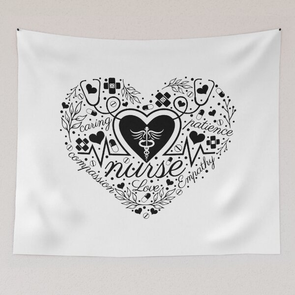 Item preview, Heart Nurse designed and sold by BlackSnowShop.
