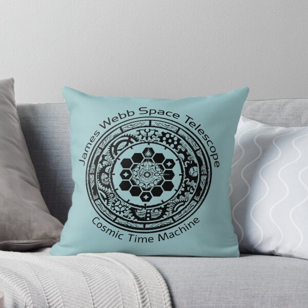 Item preview, JWST space telescope cosmic time machine (black clock) designed and sold by SolidEarthArt.