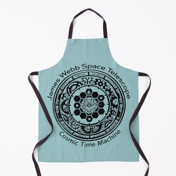 Item preview, JWST space telescope cosmic time machine (black clock) designed and sold by SolidEarthArt.