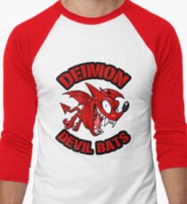 Deimon Devil Fledermäuse - Augenmaske 21 Baseballshirt mit 3/4-Arm