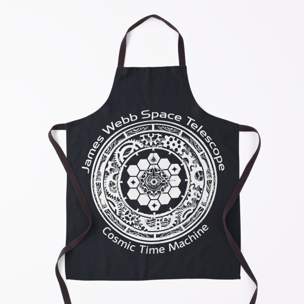 Item preview, JWST space telescope cosmic time machine (white clock) designed and sold by SolidEarthArt.