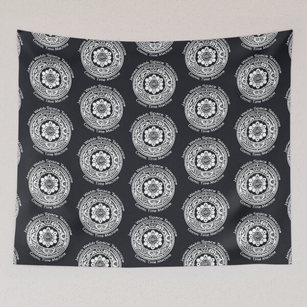 Item preview, JWST space telescope cosmic time machine (white clock) designed and sold by SolidEarthArt.