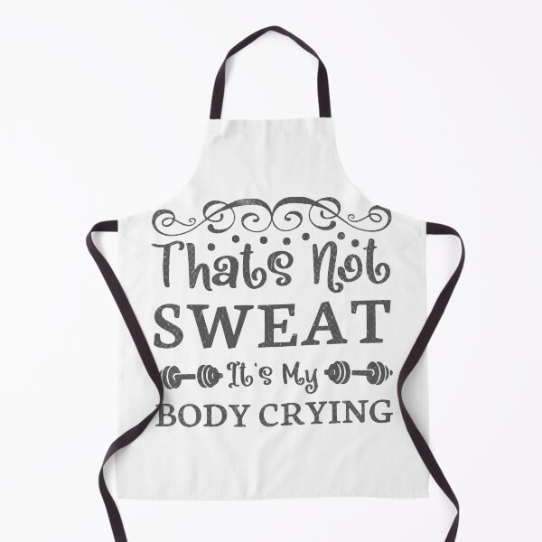 Item preview, That's Not Sweat, It's My Body Crying - Workout Motivation Quote designed and sold by RedArtsDesign.