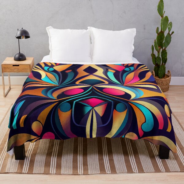 Item preview, Dazzling Maximalist Pattern Digital Painting designed and sold by CodeAndColors.