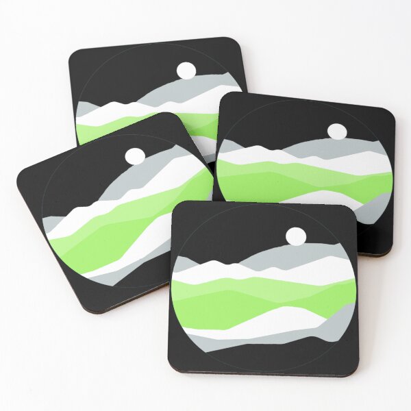 Item preview, Subtle Agender Pride Flag Landscape designed and sold by everything4eva.