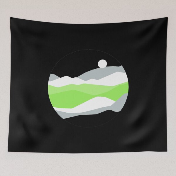 Item preview, Subtle Agender Pride Flag Landscape designed and sold by everything4eva.