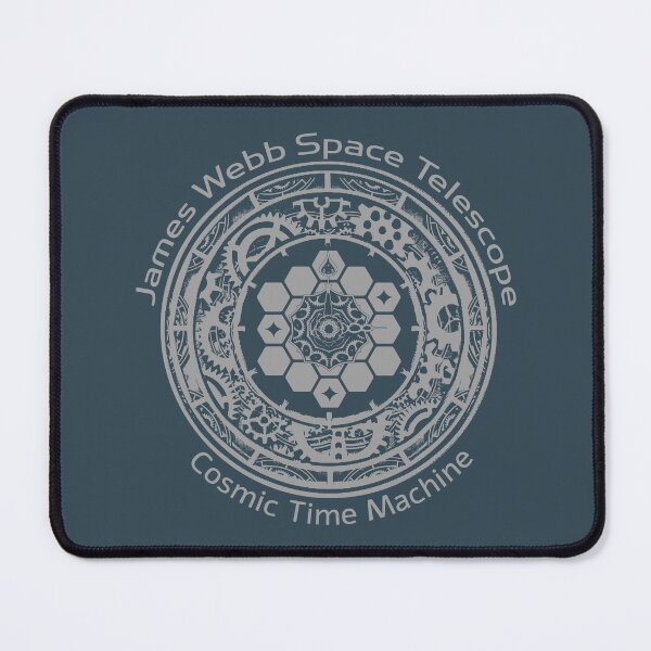 Item preview, JWST space telescope cosmic time machine (grey clock) designed and sold by SolidEarthArt.