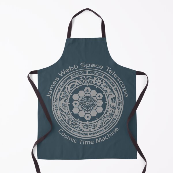 Item preview, JWST space telescope cosmic time machine (grey clock) designed and sold by SolidEarthArt.