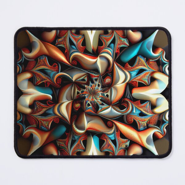 Item preview, Kaleidoscopic Jostling Digital Painting designed and sold by CodeAndColors.