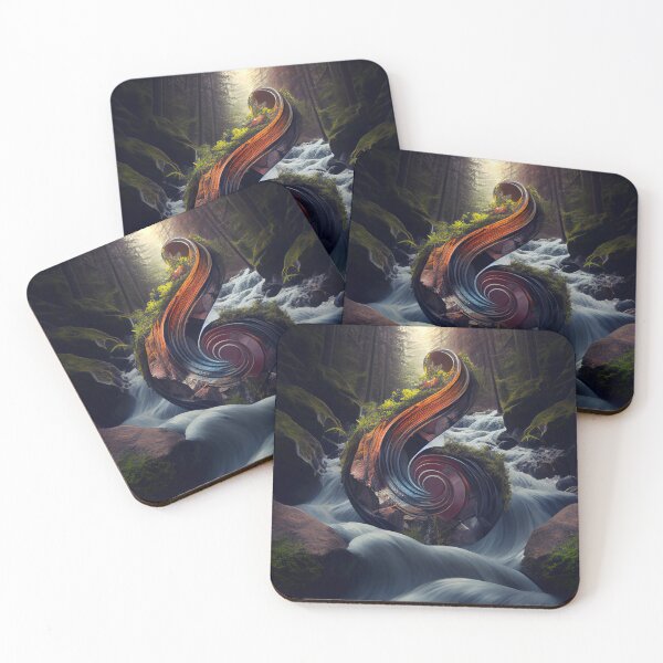 Item preview, Meandering Melody Digital Painting designed and sold by CodeAndColors.