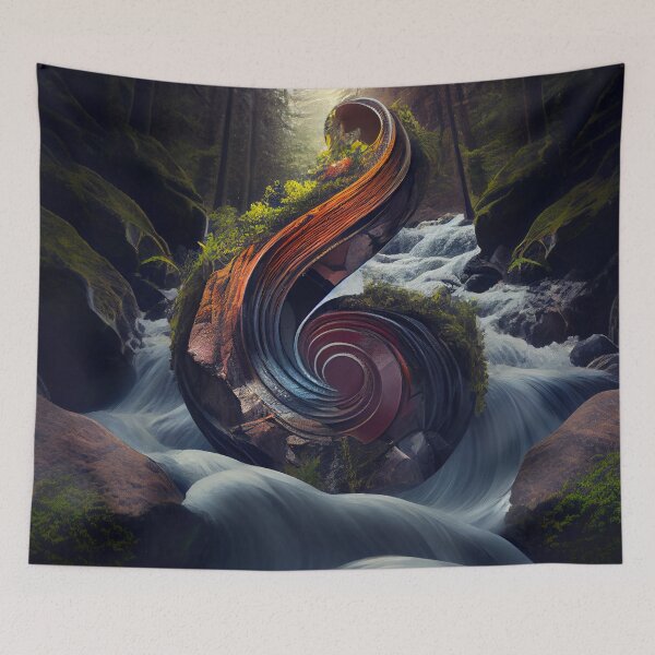 Item preview, Meandering Melody Digital Painting designed and sold by CodeAndColors.
