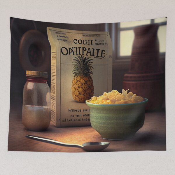 Item preview, Opiate Porridge with a Pineapple Twist Digital Painting designed and sold by CodeAndColors.