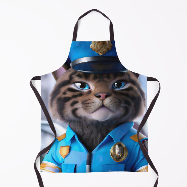 Item preview, Cute little police cat designed and sold by Awesome Things.