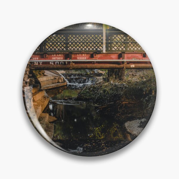 Artikelvorschau, Stream Flowing Under Train Wagon Bridge V3 entworfen und verkauft von Family Journey with God.